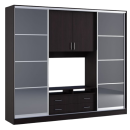 Шафа купе з нішою для ТБ