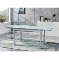 Стіл обідній скляний «Венді» розкладний 80/130 см та 110/170 см